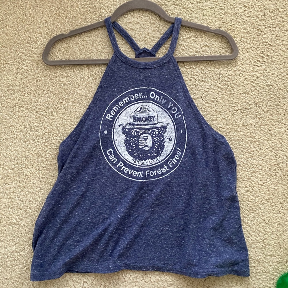 RARE Smokey the bear tank top